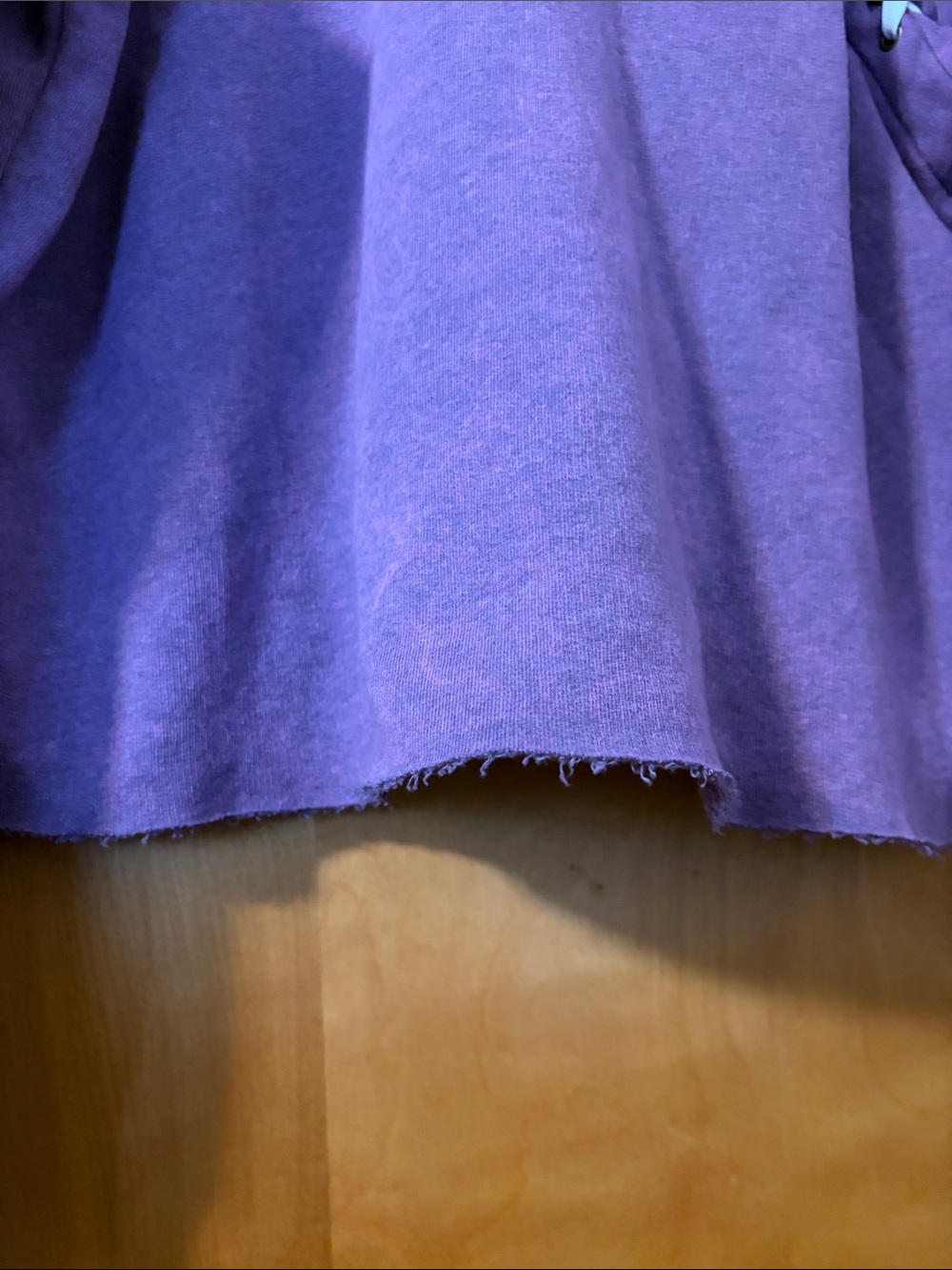 PINK Victoria's Secret Purple Lace-Up Hoodie Pullover - Picture 5 of 6